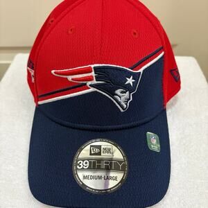 New Era New England Patriots Stretch Fit Hat- Size Medium-Large